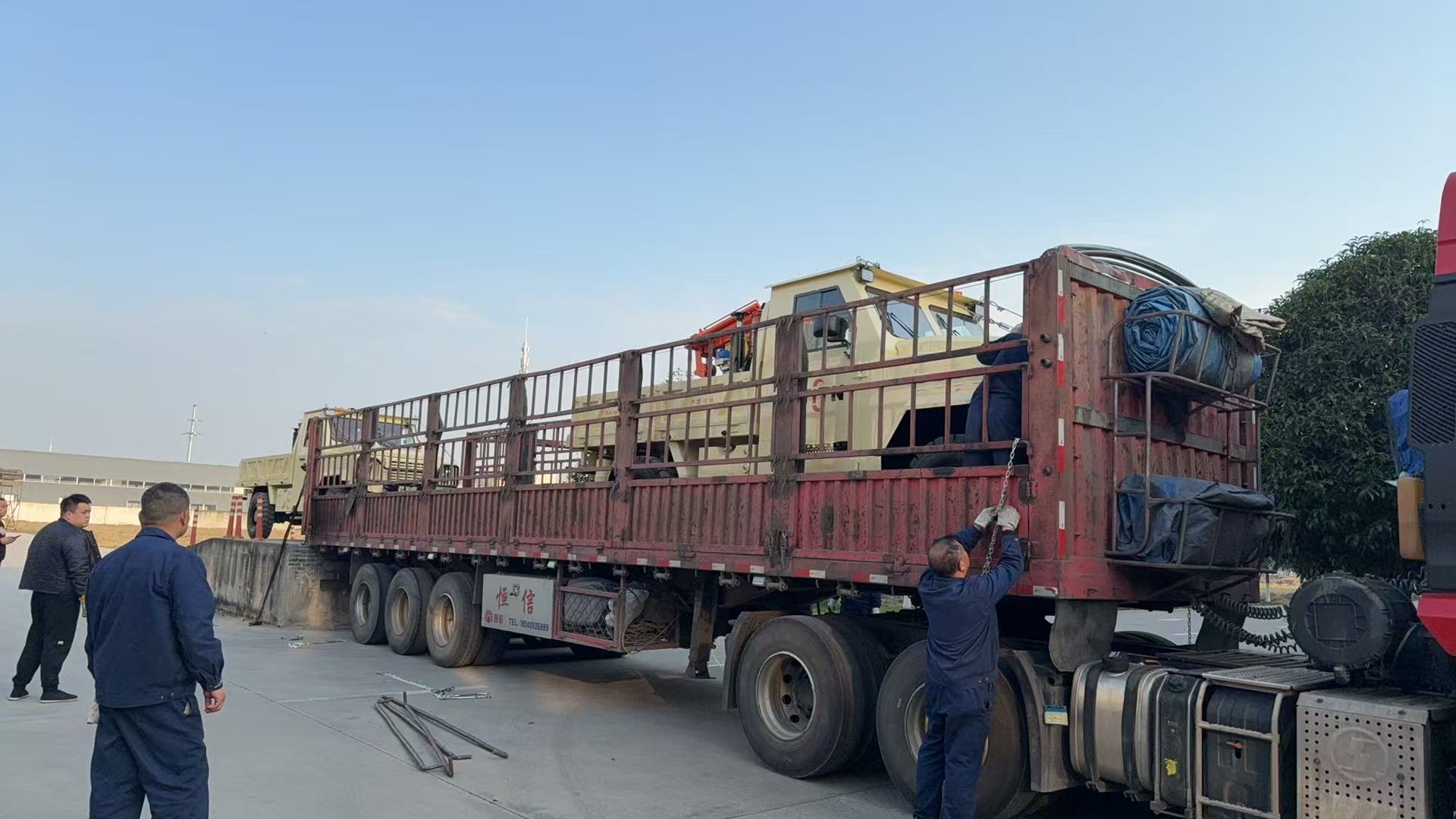 Zambia: Exporting FL-05 integrated chassis material transport vehicle