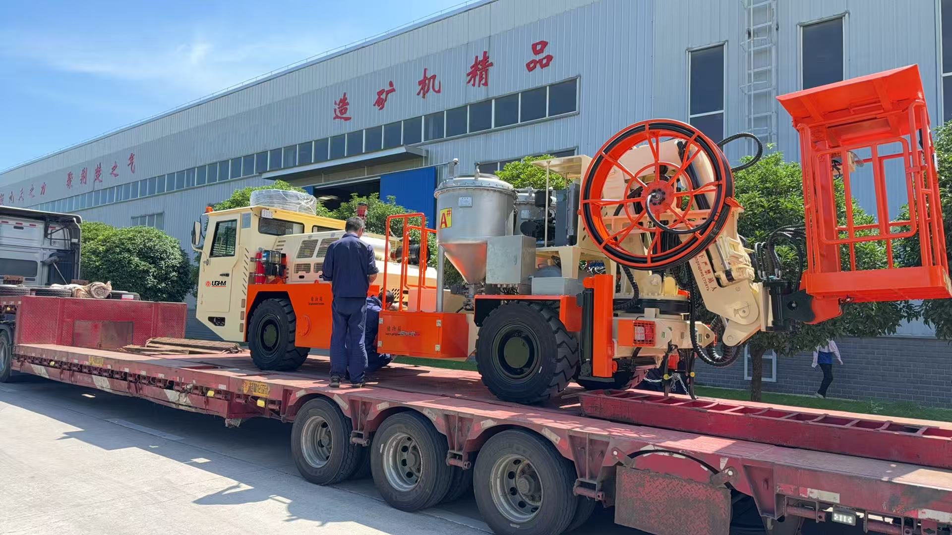 A batch of ammonium oil-charged tunneling trolleys have been shipped overseas!