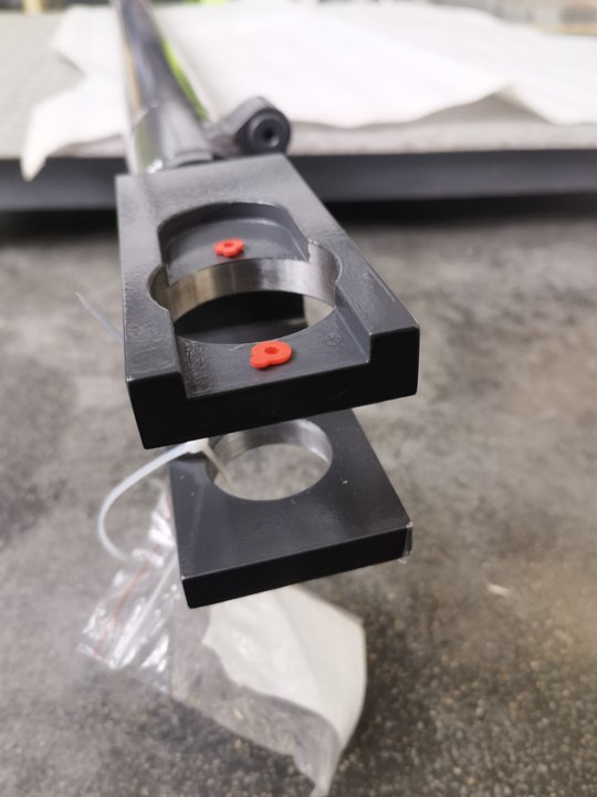 φ50-35-586-863 Feed Hydraulic Cylinder for Underground Mining Drill Rig 18MPa Advance Cylinder 